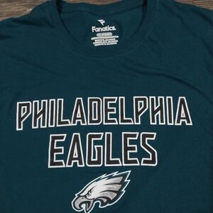 Philadelphia Eagles NFL Football Logo Apparel Team Shirt Size 4XL Fanatics Men